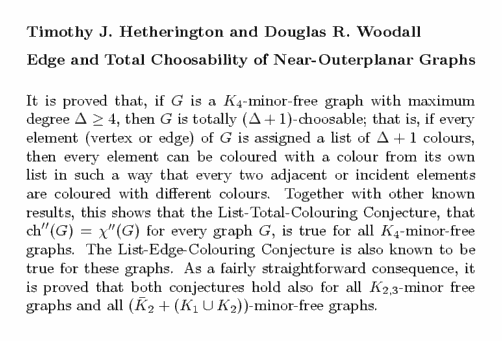 Plain TeX source file for the abstract.