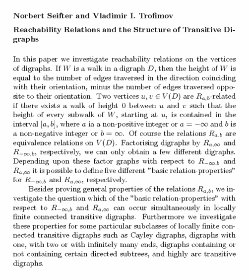 Plain TeX source file for the abstract.