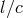 l∕c
