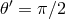 𝜃&prime; = &pi;∕2