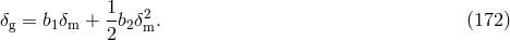 1- 2 &delta;g = b1&delta;m + 2b2&delta;m. (172 )