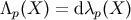 /\p(X) = dcp(X)