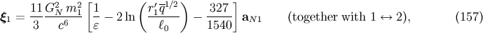 2 2[ ( '-1/2) ] q1 = 11-G-N-m-1 1-- 2ln r1q---- - -327- aN1 (together with 1 &amp;lt;--&amp;gt; 2), (157) 3 c6 e l0 1540