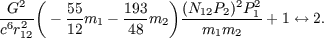 G2 ( 55 193 )(N12P2)2P 2 c6r2- - 12 m1 - 48-m2 --m--m---1+ 1 <--> 2. 12 1 2
