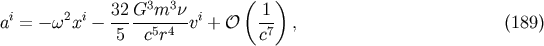 3 3 ( ) i 2 i 32-G--m-n- i 1- a = - w x - 5 c5r4 v + O c7 , (189)
