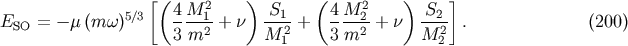 [( 2 ) ( 2 ) ] 5/3 4-M-1- S1-- 4-M-2- -S2- ESO = - m(mw) 3 m2 + n M 21 + 3 m2 + n M 22 . (200)