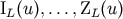IL(u),...,ZL(u)