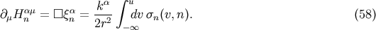 a integral u @ Ham = []qa = k--- dv s (v,n). (58) m n n 2r2 - oo n