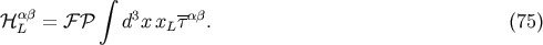 integral ab 3 -ab H L = F P d x xLt . (75)