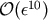 &#x1D4AA; &#x0028;&#x03B5;10&#x0029;
