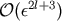 &#x1D4AA; &#x0028;&#x03B5;2l+3&#x0029;