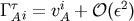 &#x0393; &#x03C4;i = vi + &#x1D4AA; &#x0028;&#x03B5;2&#x0029; A A