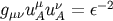 g&#x03BC;&#x03BD;u&#x03BC;u&#x03BD; = &#x03B5;&#x2212;2 A A