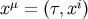 &#x03BC; i x = &#x0028;&#x03C4;,x &#x0029;