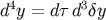 d4y = d&#x03C4; d3&#x03B4;y