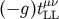 &#x03BC;&#x03BD; &#x0028;&#x2212; g&#x0029;tLL