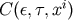 C &#x0028;&#x03B5;,&#x03C4;,xi&#x0029;