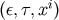i &#x0028;&#x03B5;,&#x03C4;,x &#x0029;