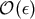 &#x1D4AA; &#x0028;&#x03B5;&#x0029;