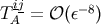 ij TA-= &#x1D4AA;&#x0028;&#x03B5;&#x2212;8&#x0029;