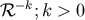 &#x211B; &#x2212;k;k &#x003E; 0