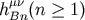 h&#x03BC;&#x03BD;&#x0028;n &#x2265; 1&#x0029; Bn