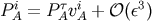 P i= P&#x03C4;vi + &#x1D4AA; &#x0028;&#x03B5;3&#x0029; A A A