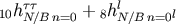 10h&#x03C4;N&#x03C4;&#x2215;B n=0 + 8hlN&#x2215;B n=0l