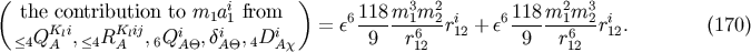&amp;#x0028; &amp;#x0029; the contribution to m1ai1 from 6118-m31m22 i 6118-m21m32 i &amp;#x2264;4QKAli,&amp;#x2264;4RKlAij,6QiA&amp;#x0398;,&amp;#x03B4;iA &amp;#x0398;,4DiA&amp;#x03C7; = &amp;#x03B5; 9 r612 r12 + &amp;#x03B5; 9 r612 r12. &amp;#x0028;170 &amp;#x0029;