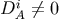 i D A &#x2044;= 0