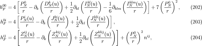 &amp;#x005B; &amp;#x0028; &amp;#x0029; &amp;#x0028; &amp;#x0029; &amp;#x0028; &amp;#x0029; &amp;#x005D; &amp;#x0028; &amp;#x0029;2 00 P-0N DkN-&amp;#x0028;u&amp;#x0029;- 1- IkNl&amp;#x0028;u&amp;#x0029; 1- IkNlm-&amp;#x0028;u-&amp;#x0029;- PN0 hF = 4 r &amp;#x2212; &amp;#x2202;k r + 2&amp;#x2202;kl r &amp;#x2212; 6&amp;#x2202;klm r + 7 r , &amp;#x0028;202 &amp;#x0029; &amp;#x005B; i &amp;#x0028; ki &amp;#x0029; &amp;#x0028; kli &amp;#x0029;&amp;#x005D; h0i = 4 P-N&amp;#x0028;u&amp;#x0029; &amp;#x2212; &amp;#x2202; JN-&amp;#x0028;u-&amp;#x0029; + 1-&amp;#x2202; JN-&amp;#x0028;u&amp;#x0029;- , &amp;#x0028;203 &amp;#x0029; F r k r 2 kl r &amp;#x005B; ij &amp;#x0028; kij &amp;#x0029; &amp;#x0028; klij &amp;#x0029; &amp;#x005D; &amp;#x0028; 0&amp;#x0029;2 ij Z-N&amp;#x0028;u&amp;#x0029;- ZN--&amp;#x0028;u&amp;#x0029; 1- Z-N--&amp;#x0028;u&amp;#x0029; PN- ij hF = 4 r &amp;#x2212; &amp;#x2202;k r + 2&amp;#x2202;kl r + r n , &amp;#x0028;204 &amp;#x0029;