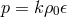 p = k ρ0