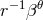 − 1 𝜃 r β