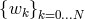 {wk }k=0...N