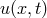 u(x, t)