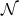 𝒩