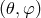 (𝜃,φ )