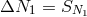 ΔN1 = SN1
