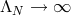 ΛN → ∞