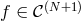 (N+1 ) f ∈ 𝒞