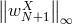 ∥ X ∥ ∥wN+1 ∥∞