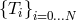 {Ti}i=0...N