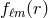 fℓm (r)