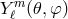 Y m (𝜃, φ) ℓ