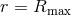 r = Rmax