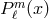 Pmℓ (x)