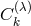 (λ) C k