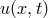 u (x,t)