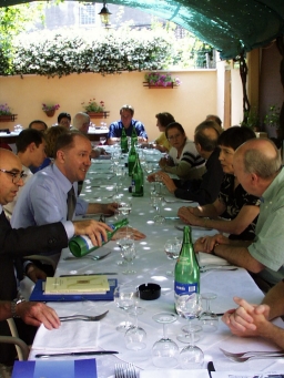 Participants at lunch